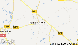 Plan de Parné-sur-Roc