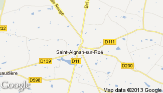 Plan de Saint-Aignan-sur-Roë