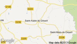 Plan de Saint-Aubin-du-Désert