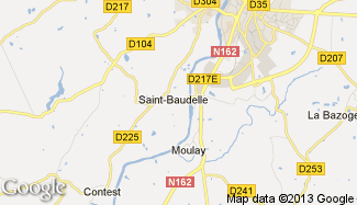 Plan de Saint-Baudelle