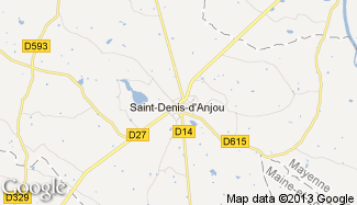 Plan de Saint-Denis-d'Anjou