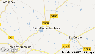 Plan de Saint-Denis-du-Maine