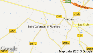 Plan de Saint-Georges-le-Fléchard