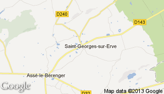 Plan de Saint-Georges-sur-Erve