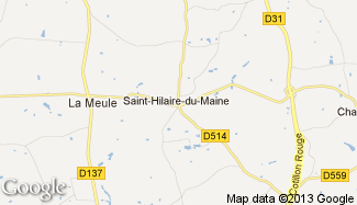 Plan de Saint-Hilaire-du-Maine