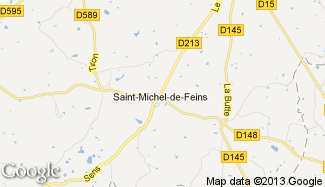 Plan de Saint-Michel-de-Feins