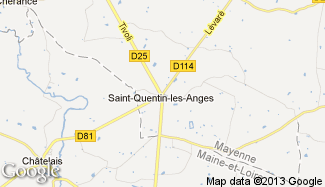 Plan de Saint-Quentin-les-Anges