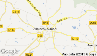 Plan de Villaines-la-Juhel