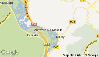 Plan de Autreville-sur-Moselle
