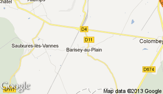 Plan de Barisey-au-Plain
