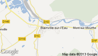 Plan de Blainville-sur-l'Eau