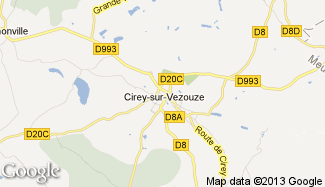 Plan de Cirey-sur-Vezouze