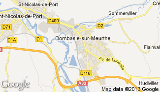 Plan de Dombasle-sur-Meurthe