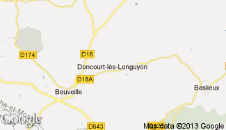 Plan de Doncourt-lès-Longuyon