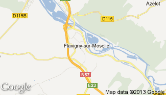 Plan de Flavigny-sur-Moselle