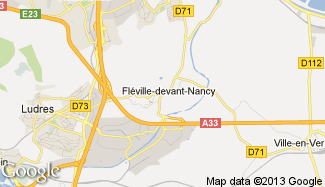 Plan de Fléville-devant-Nancy