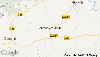 Plan de Fontenoy-la-Joûte