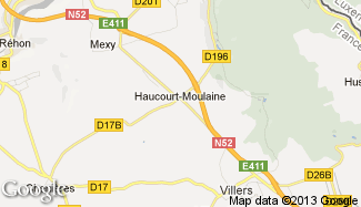 Plan de Haucourt-Moulaine