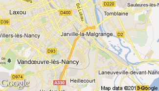 Plan de Jarville-la-Malgrange