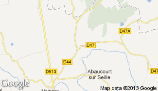 Plan de Mailly-sur-Seille