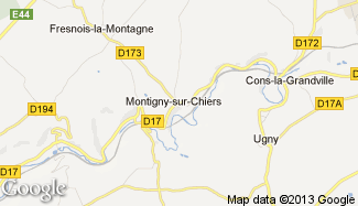 Plan de Montigny-sur-Chiers