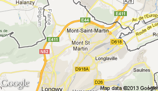 Plan de Mont-Saint-Martin