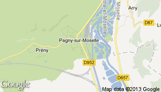 Plan de Pagny-sur-Moselle