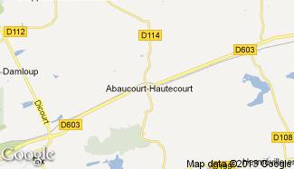 Plan de Abaucourt-Hautecourt