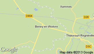 Plan de Beney-en-Woëvre