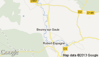 Plan de Beurey-sur-Saulx