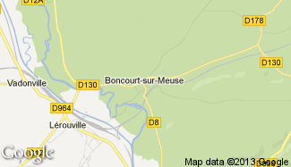 Plan de Boncourt-sur-Meuse