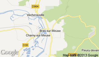 Plan de Bras-sur-Meuse