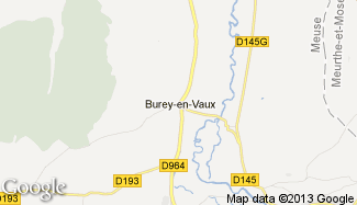 Plan de Burey-en-Vaux