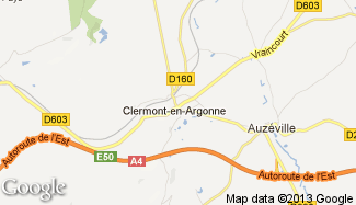 Plan de Clermont-en-Argonne