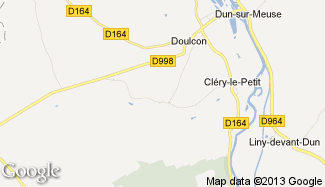 Plan de Cléry-le-Grand