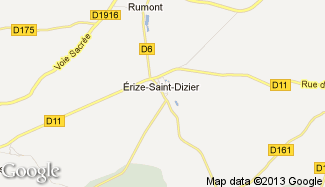 Plan de Érize-Saint-Dizier