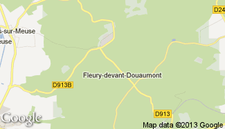 Plan de Fleury-devant-Douaumont