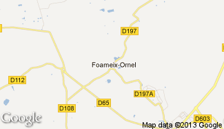 Plan de Foameix-Ornel