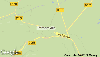 Plan de Frémeréville-sous-les-Côtes