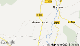 Plan de Goussaincourt