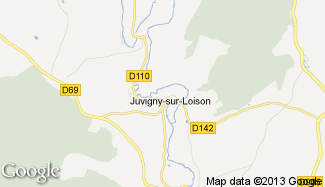 Plan de Juvigny-sur-Loison