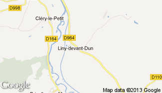 Plan de Liny-devant-Dun
