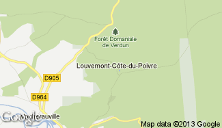 Plan de Louvemont-Côte-du-Poivre