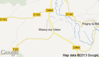 Plan de Maxey-sur-Vaise