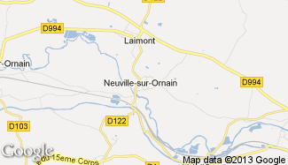 Plan de Neuville-sur-Ornain