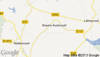 Plan de Noyers-Auzécourt