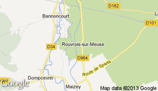 Plan de Rouvrois-sur-Meuse