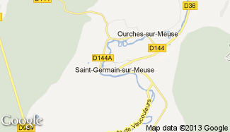 Plan de Saint-Germain-sur-Meuse