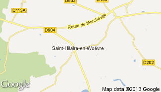 Plan de Saint-Hilaire-en-Woëvre