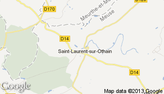 Plan de Saint-Laurent-sur-Othain